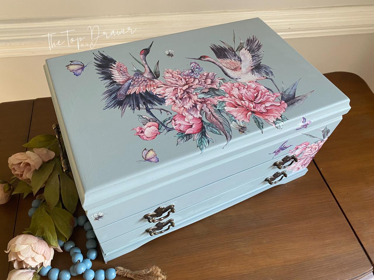 Dixie Belle Versailles Garden transfer decor mobilier 6x12 4 coli
