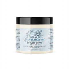 Dixie Belle Silk Endless Shore vopsea alb mat 473 ml