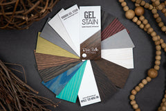 Dixie Belle Stain Fan Deck paletar mostre bait gel lemn