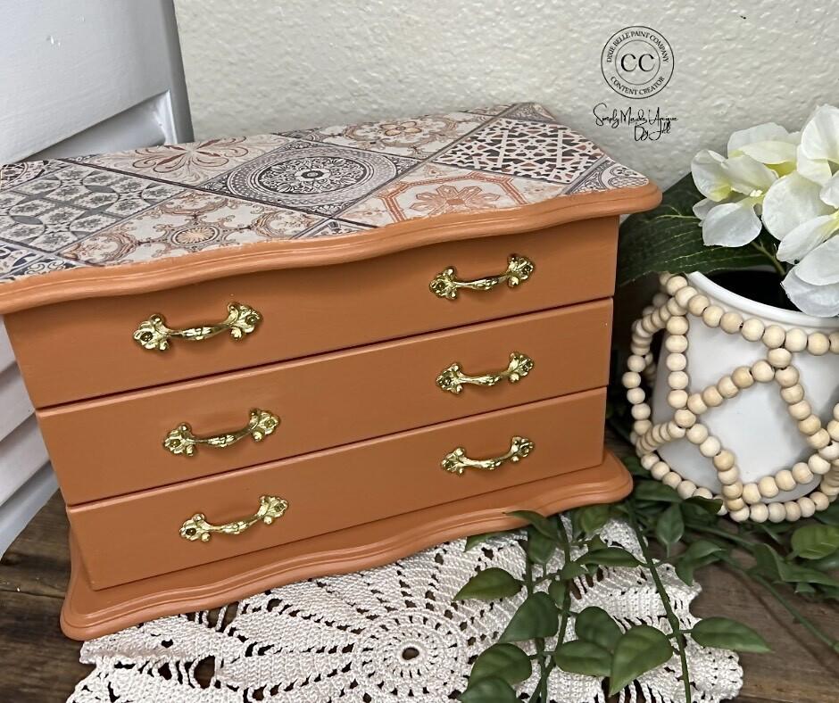 Dixie Belle Belles and Whistles Moorish Tiles A3 hârtie decoupage
